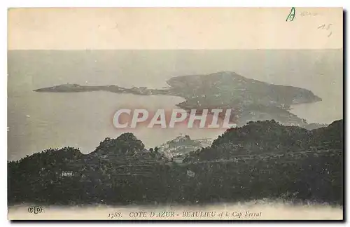 Cartes postales Cote d'Azur Beaulieu et le Cap Ferrat