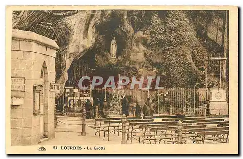 Cartes postales Lourdes La Grotte