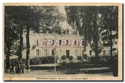 Ansichtskarte AK Bourbon Lancy S et L Le Grand Hotel