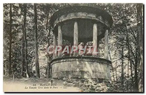 Cartes postales Bar le Duc Le temple Grec dans le Parc