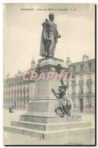 Cartes postales Bar le Duc Statue du Marechal Exelmans