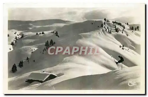 Cartes postales Paysages et Sports d'hiver Ski