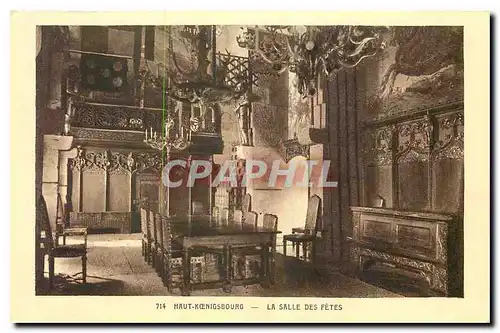 Cartes postales Haut Koenigsbourg La Salle des Fetes