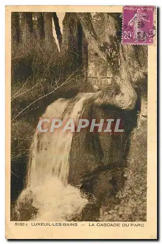 Ansichtskarte AK Luxeuil les Bains La Cascade du Parc