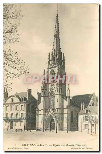 Ansichtskarte AK Chatellerault Eglise Saint Jean Baptiste