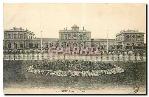 Cartes postales Reims La Gare