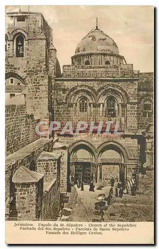 Cartes postales Jerusalem Facade du St Sepulcre