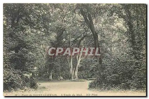 Cartes postales Foret de Saint Germain L'Etoile du Mail