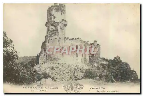 Ansichtskarte AK Auvergne Chateau de Tournoel Vue a l'Est