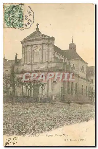 Ansichtskarte AK Autun Eglise Notre Dame