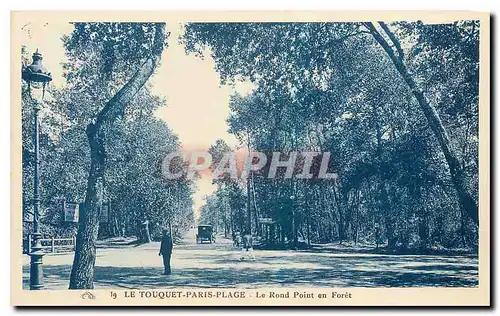 Cartes postales Le Touquet Paris Plage Le Rond Point en Foret