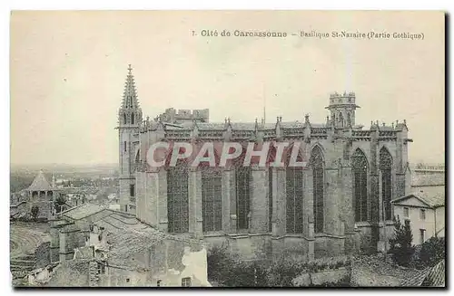 Cartes postales Cite de Carcassonne Basilique St Nazaire Partie Gothique