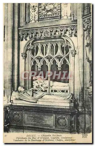 Cartes postales Dreux Chapelle St Louis Tombeau du Duc d'Orleans