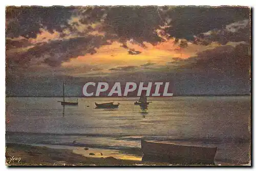 Cartes postales Cote d''Argent Arcachon Gironde Feerie de erepusculle