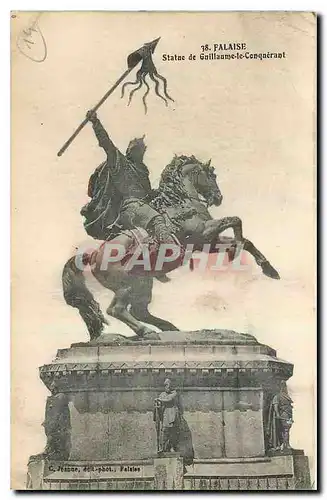 Cartes postales Palaise Statue de Guillaume le Conquerant