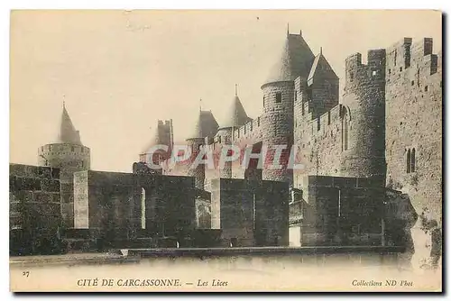 Ansichtskarte AK Cite de Carcassonne Les Lices