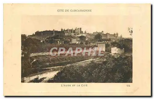 Cartes postales Cite de Carcassonne l'Aude et la Cite