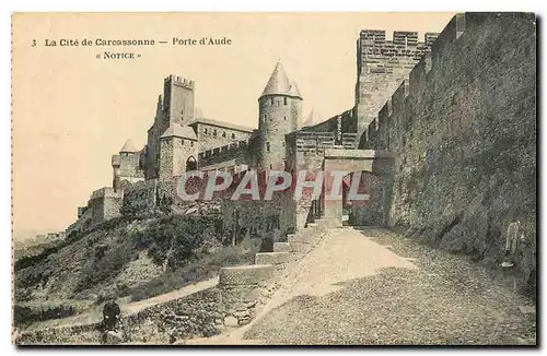 Cartes postales La Cite de Carcassonne Porte d'Aude