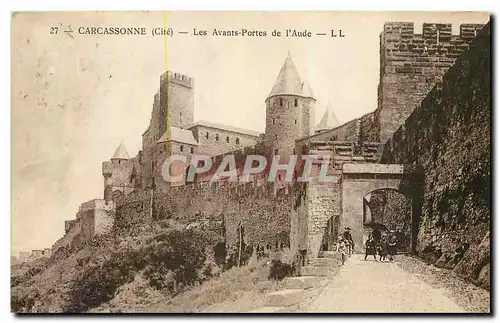 Cartes postales Carcassonne Cite les Avants Portes de l'Aude