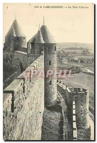 Ansichtskarte AK Cite de Carcassonne La Tour Cabuzeac