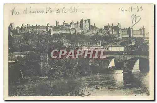 Ansichtskarte AK Cite de Carcassonne La Cite et les Ponts