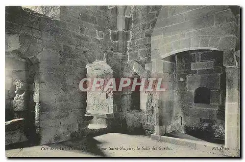 Cartes postales Cite de Carcassonne Saint Nazaire Salle des Gardes