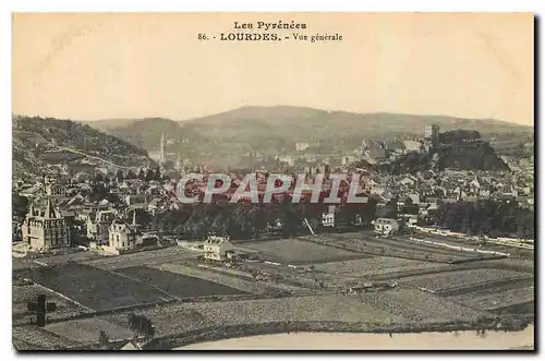 Cartes postales Lourdes Vue generale