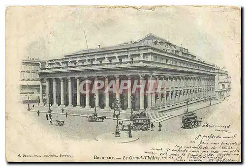 Cartes postales Bordeaux Le Grand Theatre