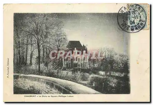 Cartes postales Chaumont Le Givre au Square Philippe Lebon