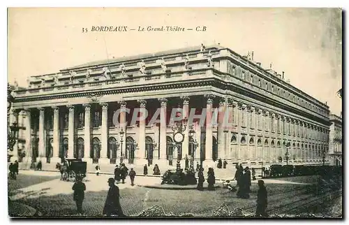 Cartes postales Bordeaux Le Grand Theatre