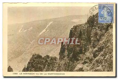 Cartes postales Le Hohneck vu de la Martinswand