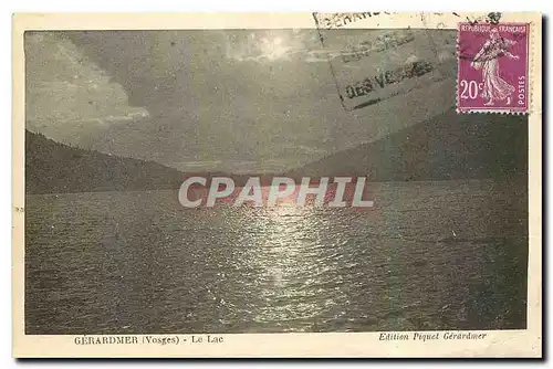 Cartes postales Gerardmer Vosges Le Lac
