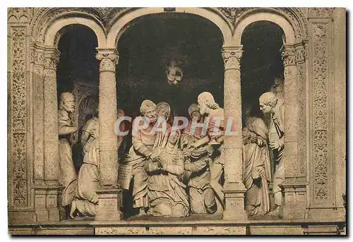 Cartes postales Les Saints de Solesmes Le trepas de la Vierge
