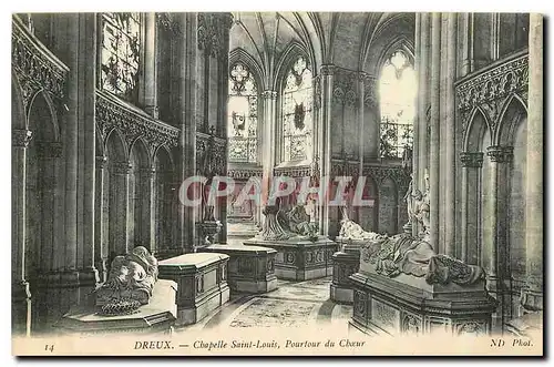 Cartes postales Dreux Chapelle Saint Louis Pourtour du Choeur