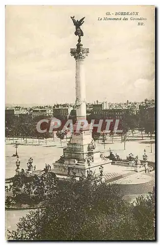 Ansichtskarte AK Bordeaux Le Monument des Girondes