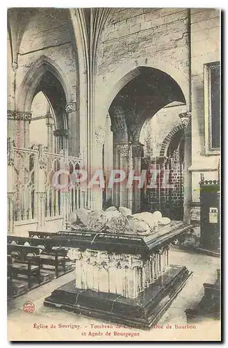Cartes postales Eglise de Souvigny Agnes de Bourgogne