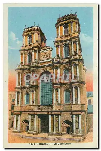 Cartes postales Rennes La Cathedrale