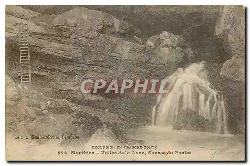 Cartes postales Mouthier Vallee de la Loue Source du Pontet