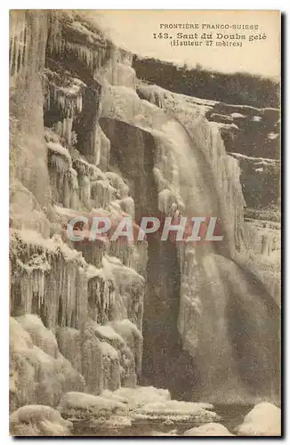 Cartes postales Saut de Doubs gele