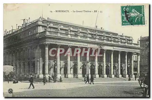 Cartes postales Bordeaux Le Grand Theatre