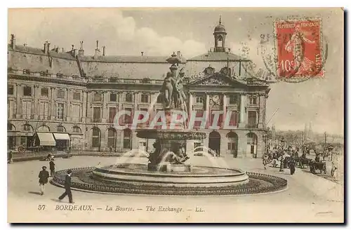 Cartes postales Bordeaux La Bourse