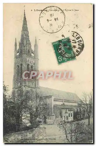 Cartes postales Libourne Gironde l'Eglise St Jean