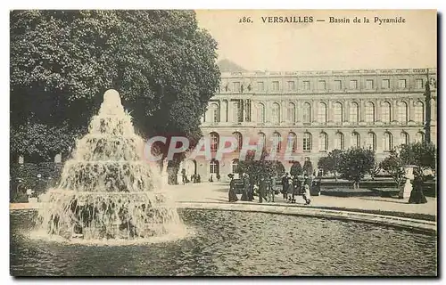 Ansichtskarte AK Versaille Bassin de la Pyramide