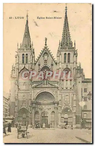 Ansichtskarte AK Lyon Eglise Saint Nizier