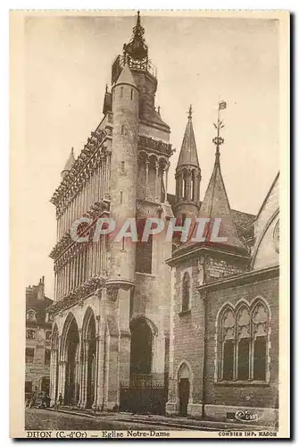 Cartes postales Dijon C d'Or Eglise Notre Dame