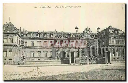 Cartes postales Toulouse Palais du Quartier General