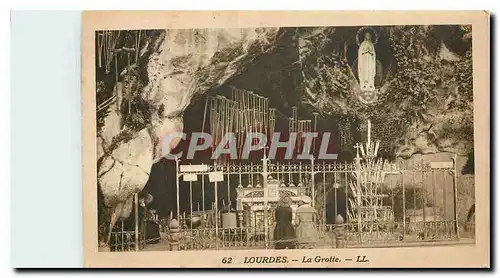 Cartes postales Lourdes La Grotte