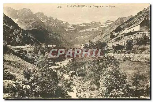 Cartes postales Gavarnie Le Cirque et le Gave