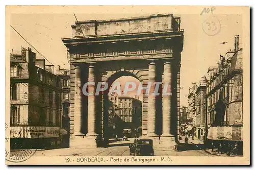 Cartes postales Bordeaux Porte de Bourgogne