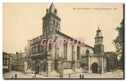 Cartes postales Bordeaux L'Eglise St Sernin